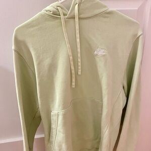 Green Nike fleece hoodie